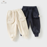 Girls Loose Winter Pants – Thick Warm Trousers